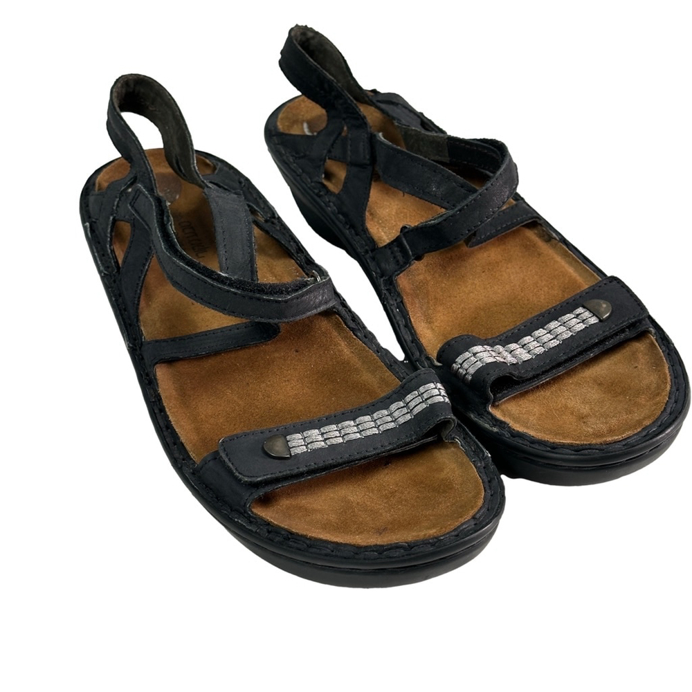NAOT leather Strappy Walking Sandal 42/11 US